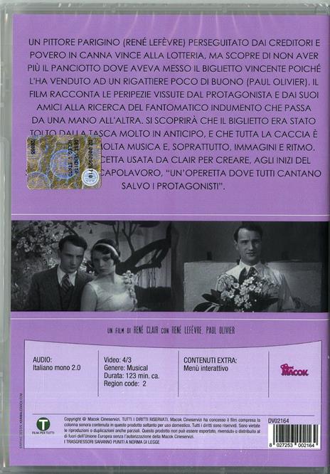 Il milione di René Clair - DVD - 2