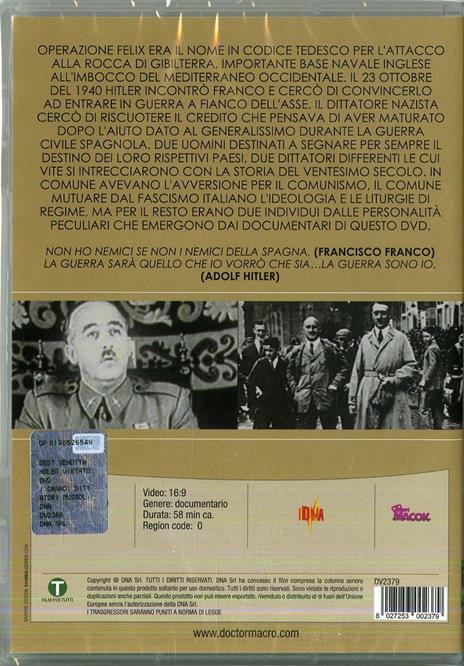 I grandi dittatori. Adolf Hitler e Francisco Franco (DVD) di Carlo Maffeis - DVD - 2