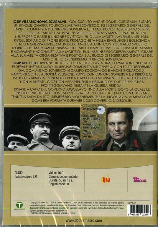 I grandi dittatori. Stalin e Tito (DVD) di Carlo Maffeis - DVD - 2