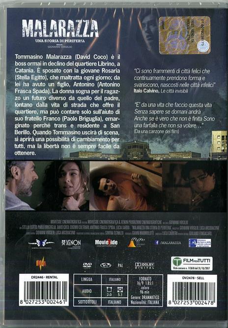 Malarazza. Una storia di periferia (DVD) di Giovanni Virgilio - DVD - 2