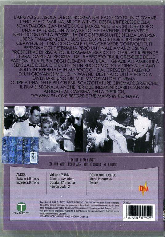 La taverna dei sette peccati (DVD) di Tay Garnett - DVD - 2