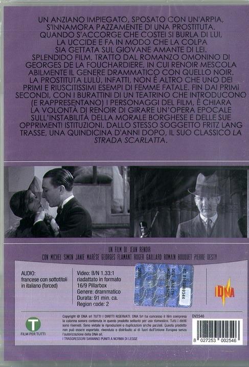 La cagna. Lingua originale (DVD) di Jean Renoir - DVD - 2