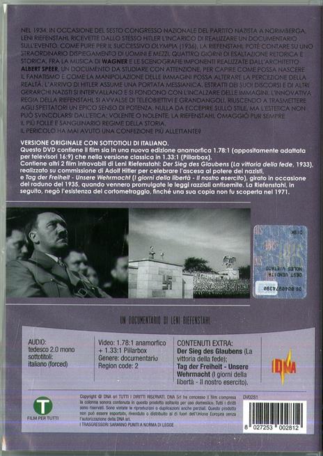 Il trionfo della volontà (DVD) di Leni Riefenstahl - DVD - 2