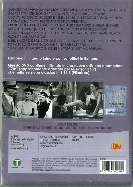 Hotel du Nord (DVD) di Marcel Carné - DVD - 2