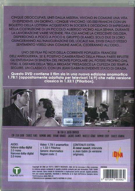 La Bella brigata (DVD) di Julien Duvivier - DVD - 2