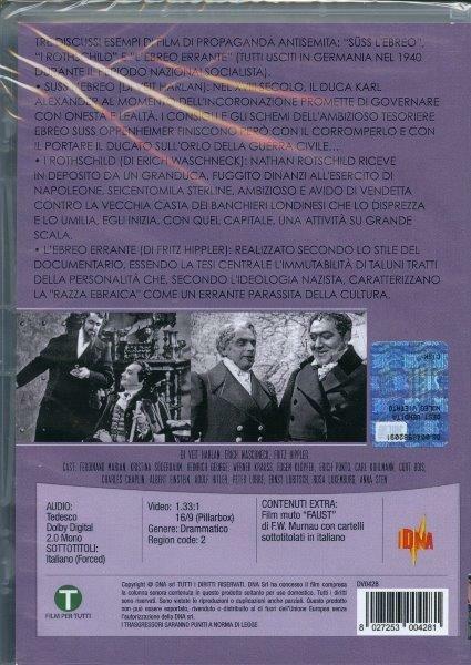 Suss l'ebreo - I Rothschild - L'ebreo errante (DVD) di Viet Harlan,Erich Washneck,Fritz Hippler - DVD - 2