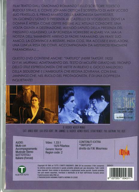 Il castello di Vogelod - Tartufo (DVD) di Friedrich W. Murnau - DVD - 2