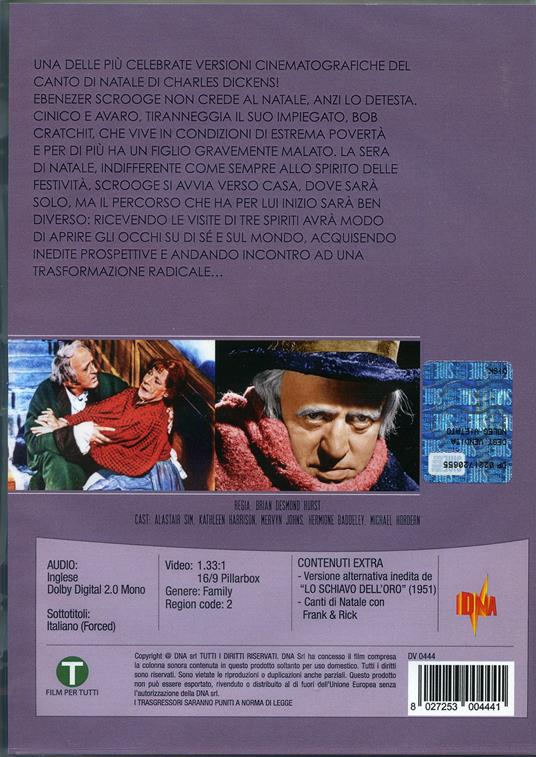 A Christmas Carol (Scrooge) (DVD) di Briand Desmond Hurst - DVD - 2