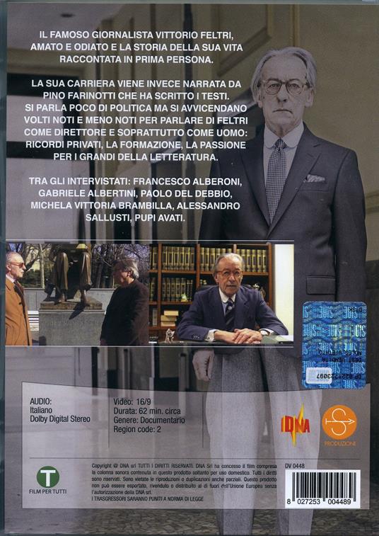 Io, Vittorio Feltri (DVD) di Tiziano Soss - DVD - 2