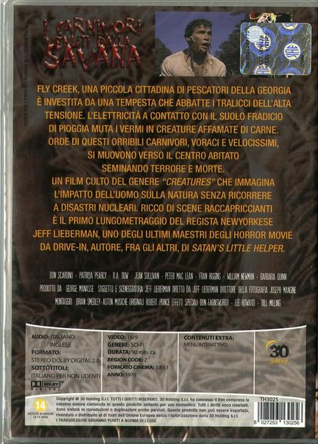 I carnivori venuti dalla savana di Jeff Lieberman - DVD - 2