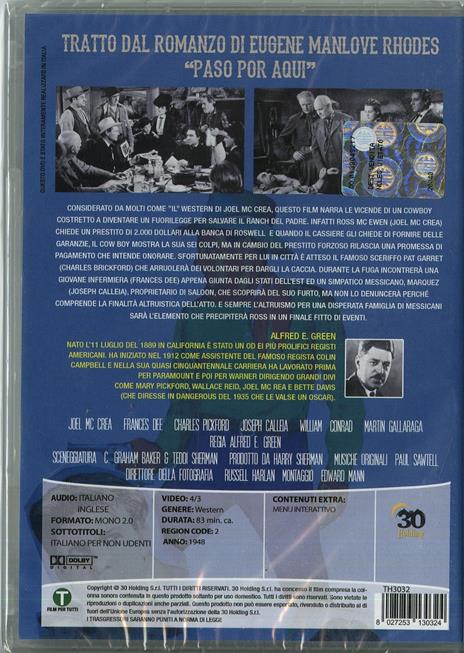 Le quattro facce del West di Alfred E. Green - DVD - 2