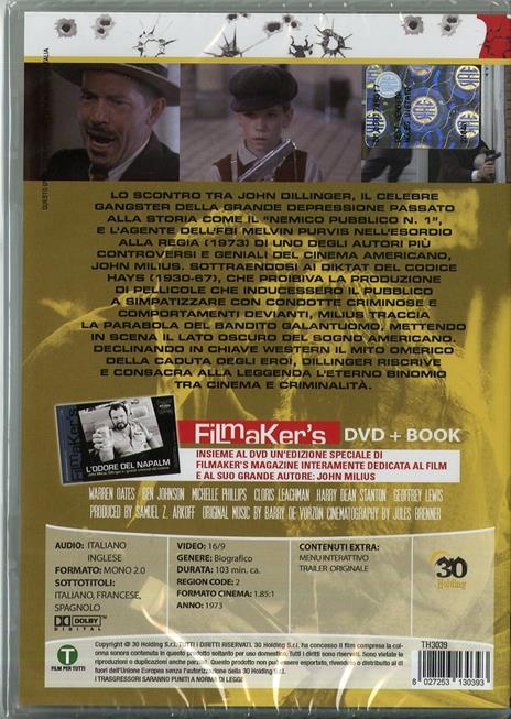 Dillinger di John Milius - DVD - 2