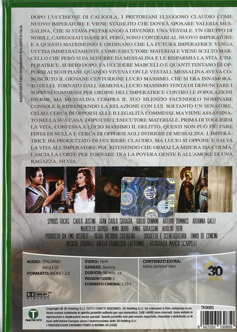 Messalina, Venere Imperatrice di Vittorio Cottafavi - DVD - 2