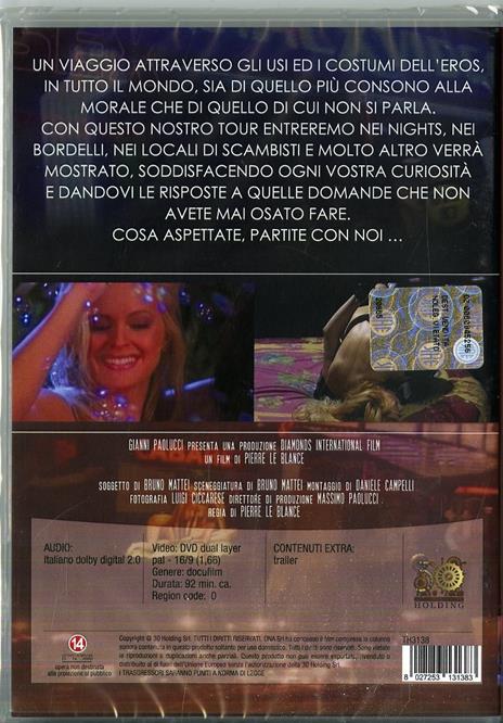 Viaggio ai confini dell'eros di Pierre Le Blanc - DVD - 2