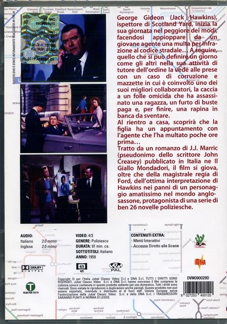 Ventiquattr'ore a Scotland Yard di John Ford - DVD - 2