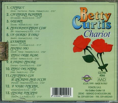 I miei successi - CD Audio di Betty Curtis - 2