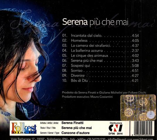 Serena più che mai - CD Audio di Serena Finatti - 2
