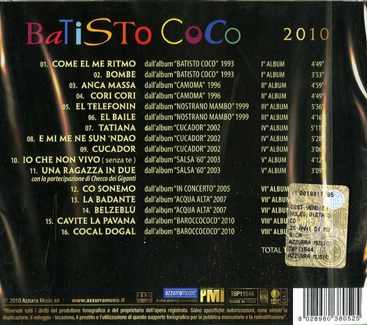 25 anni di musica - CD Audio di Batisto Coco - 2