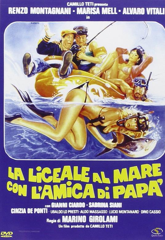 La liceale al mare con l'amica di papà (DVD) di Marino Girolami - DVD