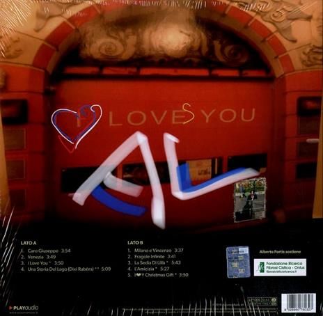I Love You (180 gr.) - Vinile LP di Alberto Fortis - 2