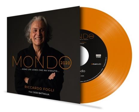 Mondo 2020 (feat. Dodi Battaglia) (Limited Edition - Orange Coloured Vinyl) - Vinile 7'' di Riccardo Fogli - 2