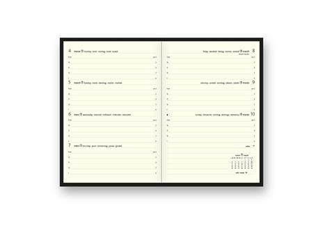 Agenda InTempo 2025, 12 mesi, Ciak Classic Evo, settimanale, Rosso - 9 x 13 cm - 4