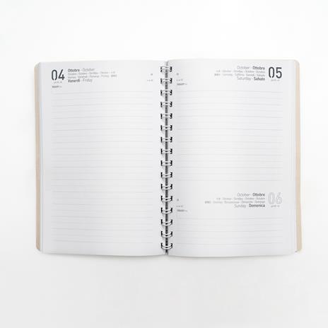 Agenda Docente 16 Mesi, giornaliera, 2025-2026, Vistaplan Intempo, Arancione - 15 x 21 cm - 2