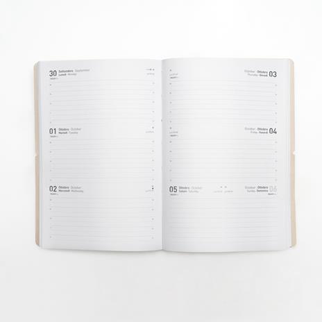 Agenda 17 Mesi, settimanale, Ciak 2025-2026, Denim Intempo, Arancione - 15 x 21 cm - 2