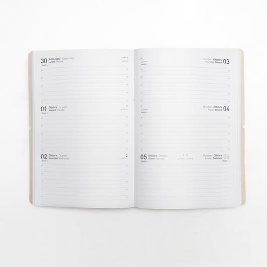 Agenda 17 Mesi, settimanale, Ciak 2025-2026, Denim Intempo, Arancione - 15 x 21 cm - 2