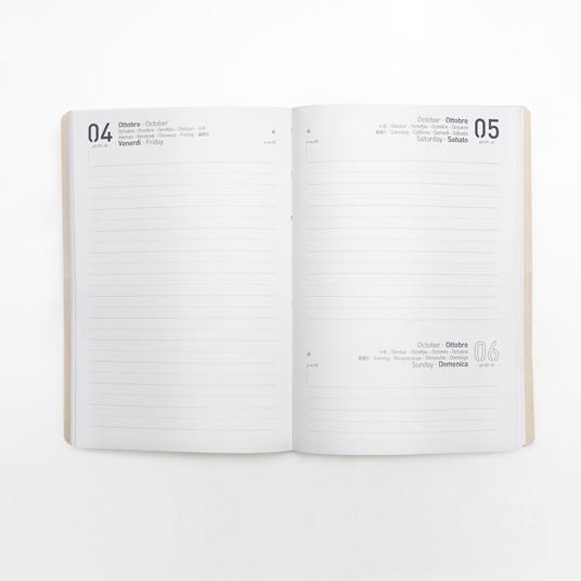 Agenda 16 Mesi, giornaliera, Monobloc 2025-2026, Intempo, Azzzurro - 15 x 21 cm - 2