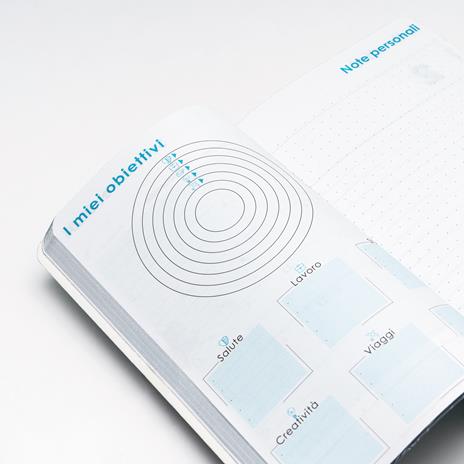 Agenda 16 Mesi, giornaliera, Monobloc 2025-2026, Intempo, Azzzurro - 15 x 21 cm - 6
