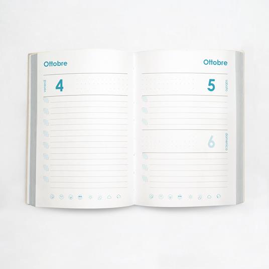 Agenda 16 Mesi, giornaliera, Write 2025-2026, Intempo, Fucsia - 12 x 17 cm - 2