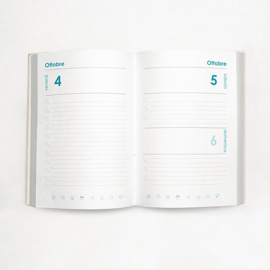 Agenda 16 Mesi, giornaliera, Write 2025-2026, Intempo, Fucsia - 15 x 21 cm - 2