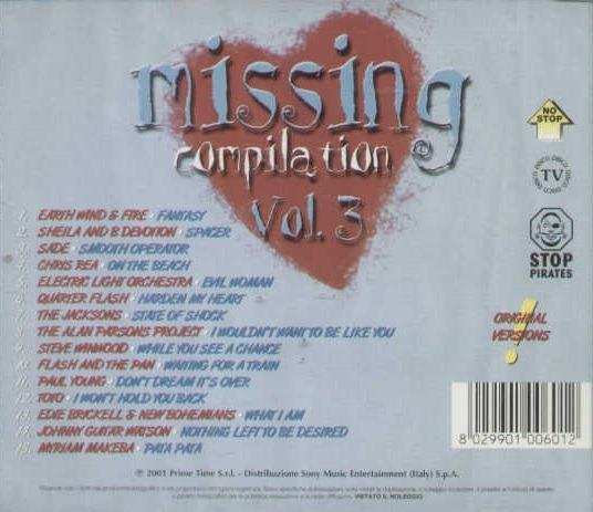 Missing Compilation vol.3 - CD Audio - 2