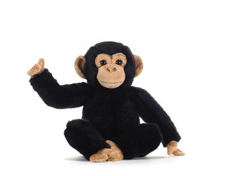 Scimpanzè Di Peluche Nero 30 Cm - 3
