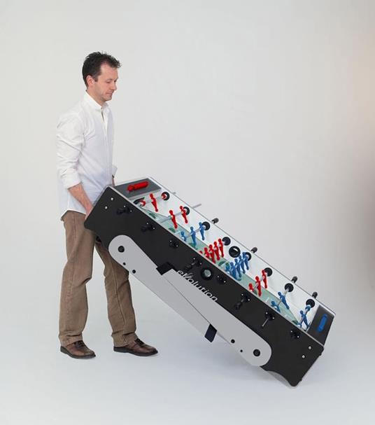 Calciobalilla In Mdf Con Aste Rientranti e Gambe Pieghevoli Garlando Foldy Evolution - 3