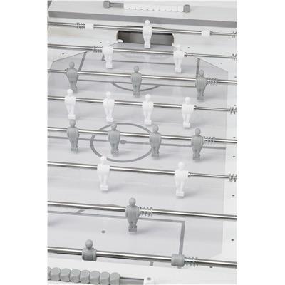 Calciobalilla In Mdf Con Aste Uscenti Garlando G-500 Pure White - 13