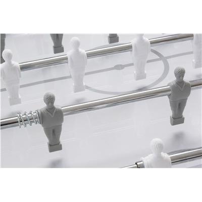 Calciobalilla In Mdf Con Aste Uscenti Garlando G-500 Pure White - 5