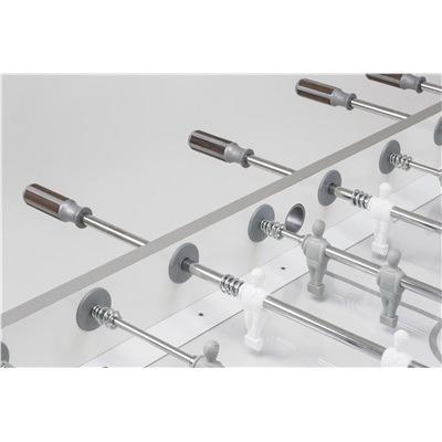 Calciobalilla In Mdf Con Aste Uscenti Garlando G-500 Pure White - 6