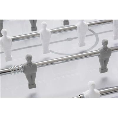 Calciobalilla In Mdf Con Aste Rientranti Garlando G-500 Pure White - 5