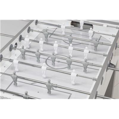 Calciobalilla In Mdf Con Aste Rientranti Garlando G-500 Pure White - 8