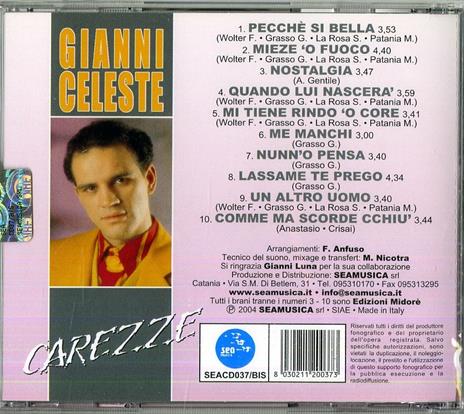 Carezze - CD Audio di Gianni Celeste - 2