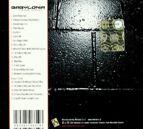 Later Tonight - CD Audio di Babylonia - 2