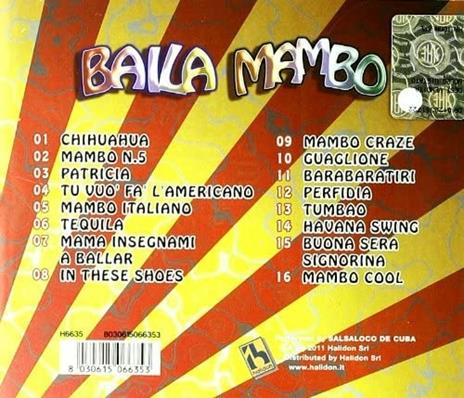 Baila Mambo. Balli di gruppo - CD Audio - 2