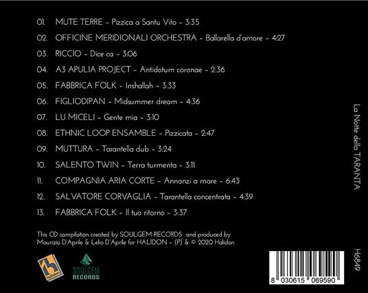 La notte della Taranta - CD Audio - 3