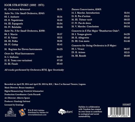 Stravinsky Conducts Stravinsky - CD Audio di Igor Stravinsky - 2