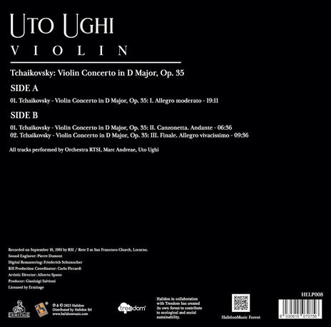 Violino - Vinile LP di Ludwig van Beethoven,Pyotr Ilyich Tchaikovsky,Uto Ughi - 2