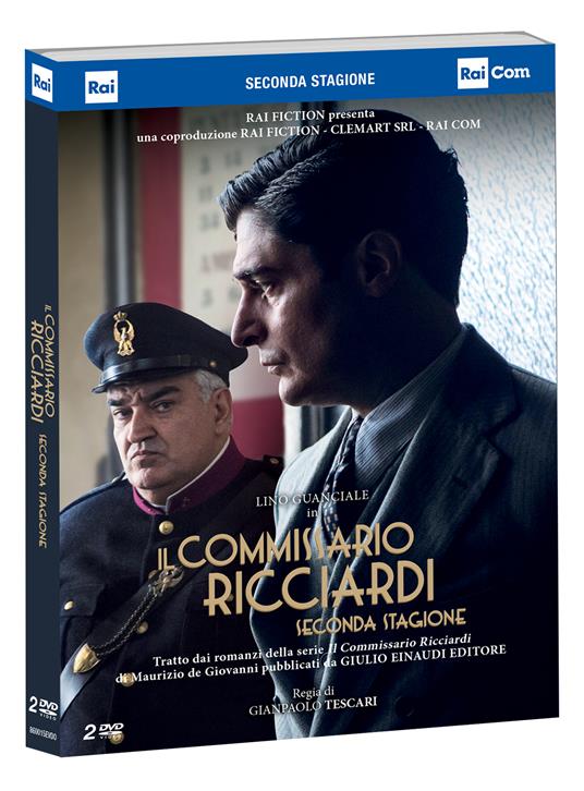 Il commissario Ricciardi. Stagione 2. Serie TV ita (2 DVD) di Gianpaolo Tescari - DVD