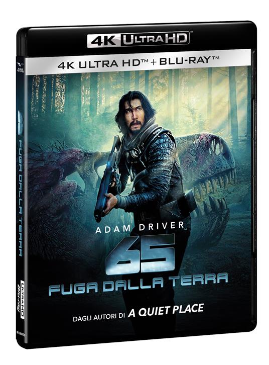 65. Fuga dalla Terra (Blu-ray + Blu-ray Ultra HD 4K) di Scott Beck,Bryan Woods - Blu-ray + Blu-ray Ultra HD 4K