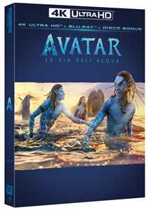 Film Avatar. La via dell'acqua (2 Blu-ray + Blu-ray Ultra HD 4K + Ocard) James Cameron